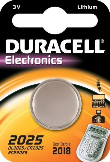 İthalat® Duracell CR 2025 Lityum Pil 3 Volt İthalat® Duracell CR 2025 Lityum Pil 3 Volt