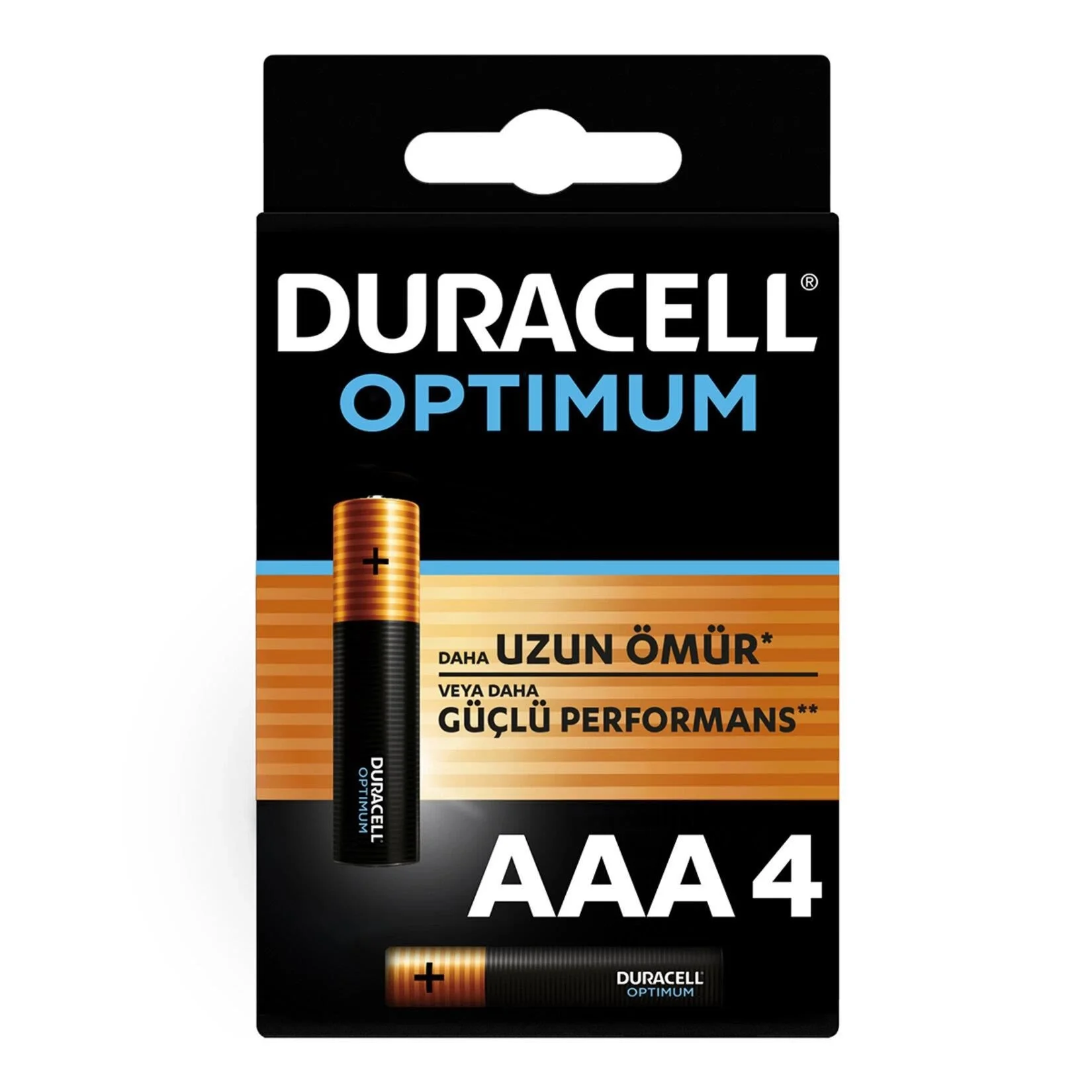İthalat® Duracell Optimum Alkalin Pil AAA 4'' lü Paket İthalat® Duracell Optimum Alkalin Pil AAA 4'' lü Paket
