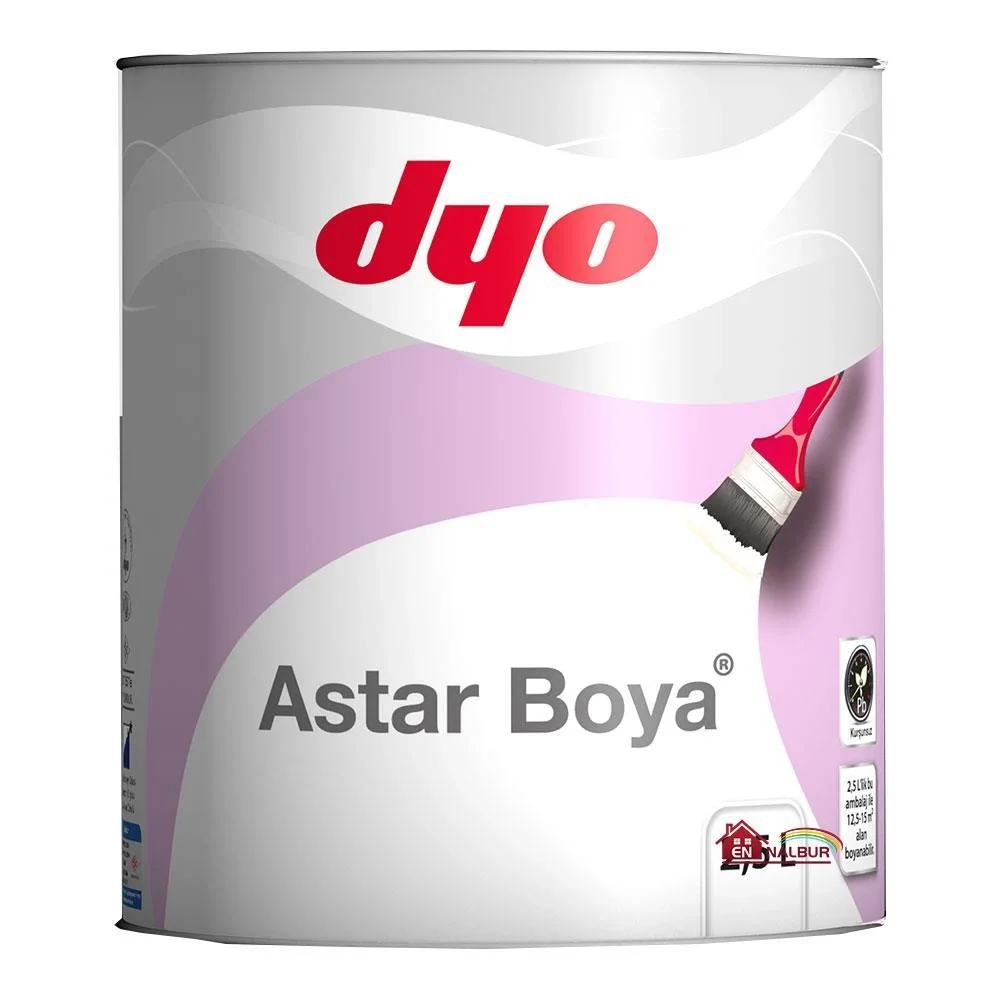 İthalat® DYO Sentetik Astar Boya 0,75 Litre Beyaz İthalat® DYO Sentetik Astar Boya 0,75 Litre Beyaz