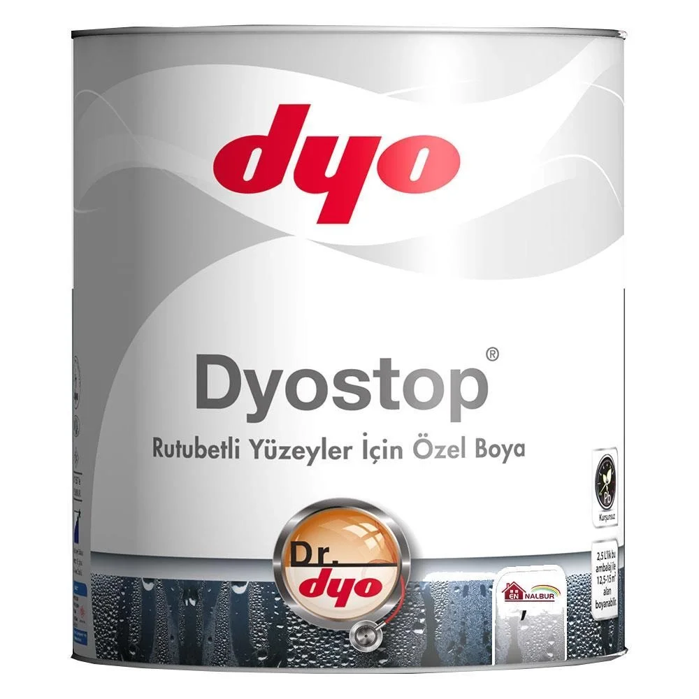 İthalat® DYO stop Rutubet ve Nem Boyası 0,75 Litre İthalat® DYO stop Rutubet ve Nem Boyası 0,75 Litre