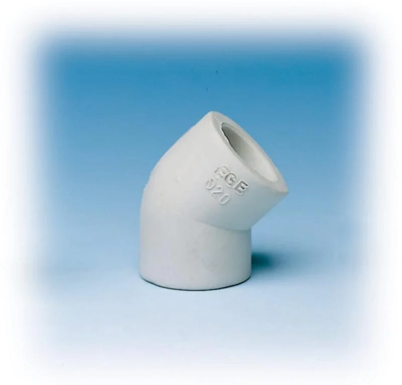 İthalat® Ege Yıldız PPRC 20 mm Dirsek 45º Gri