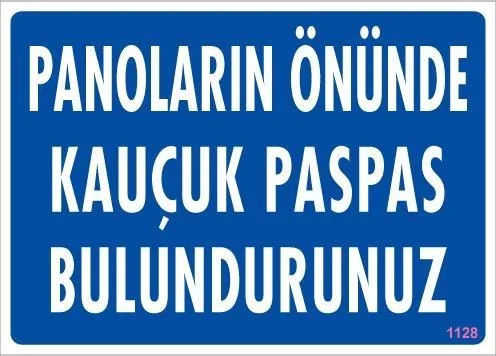 İthalat® Elektrik Panosu Levhası 25x35 KOD:1128