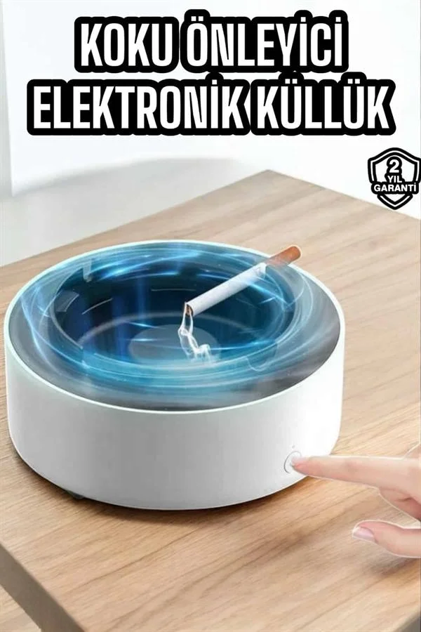 İthalat® Elektronik Küllük Duman Giderici Hava Temizleyici