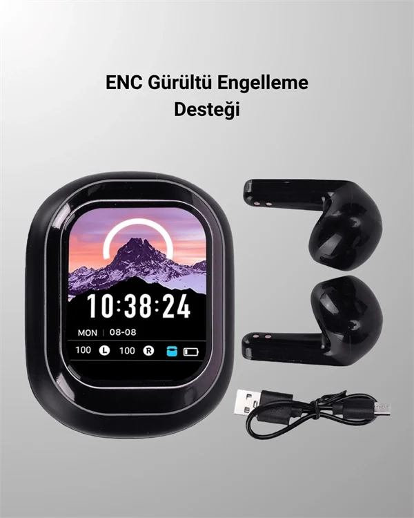 İthalat® ENC Destekli Bluetooth 5.4 Kulaklık – EQ Ayarlı, Akıllı Kutulu