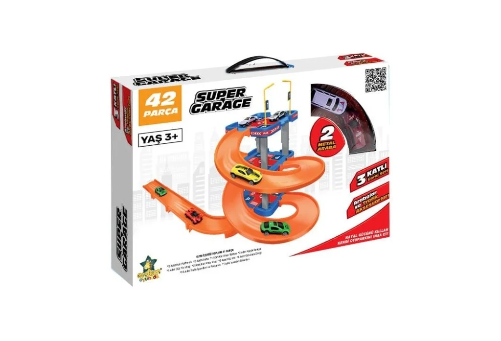 İthalat® ER-201 SÜPER GARAGE OTOPARK SET
