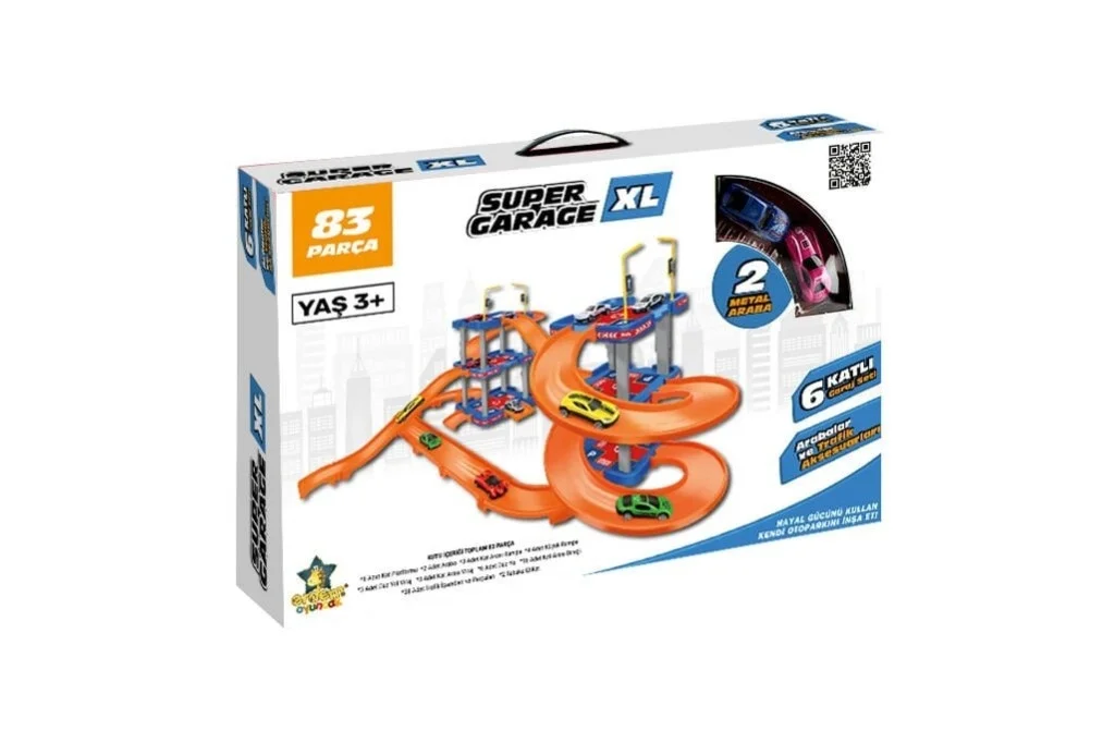 İthalat® ER-202 SÜPER GARAGE XL OTOPARK SET