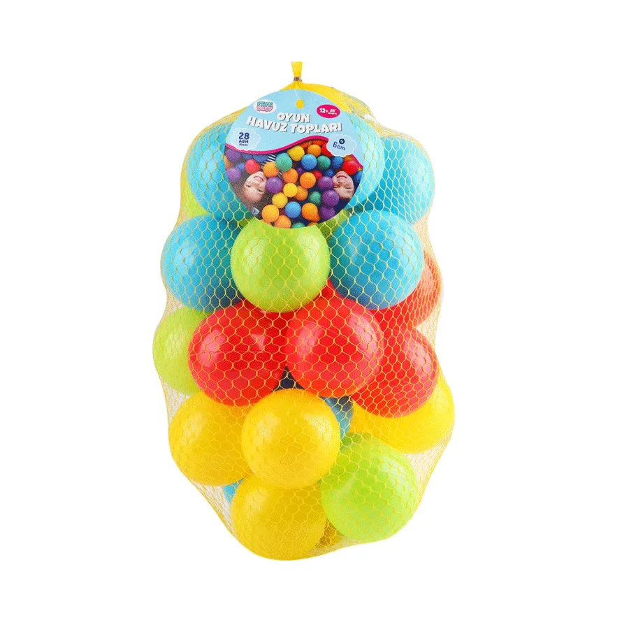 İthalat®  ER-6028 HAVUZ TOPU 6 CM 28Lİ FİLEDE