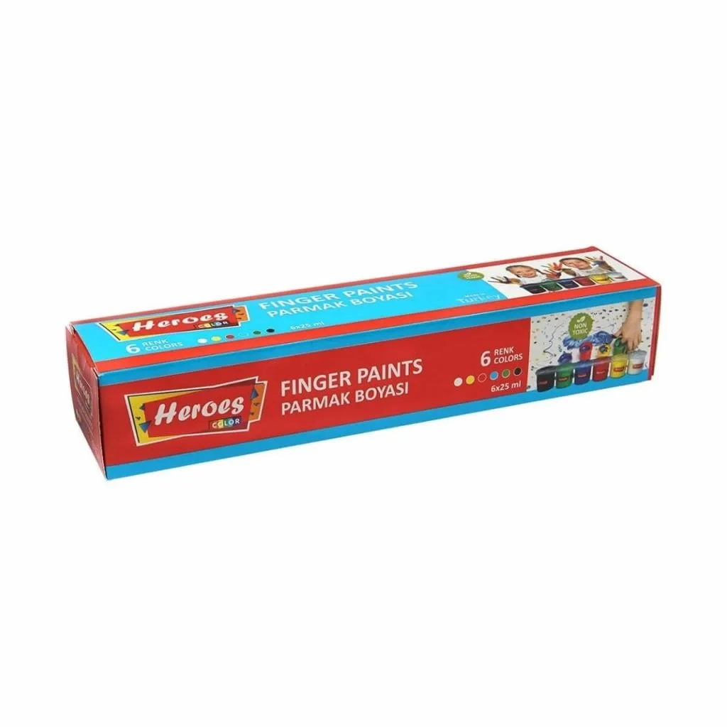 İthalat® ERN-710 Heroes Color 6lı Parmak Boya - Eren Oyuncak