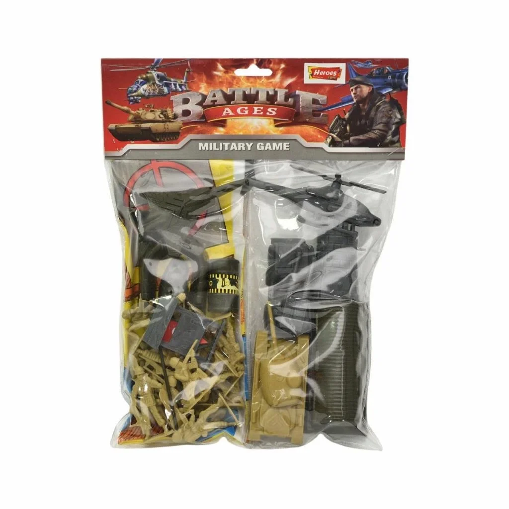 ERN-852 Toys Pvcli Asker Seti - Eren Oyuncak