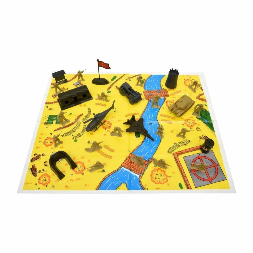 ERN-852 Toys Pvcli Asker Seti - Eren Oyuncak
