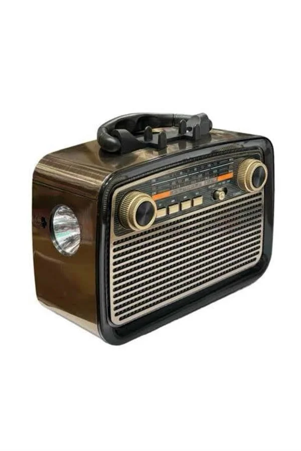 İthalat® Eskitme Nostalji Tasarımlı Bluetoothlu Nostalji Radyo Ahşap Nostaljik Görünümlü