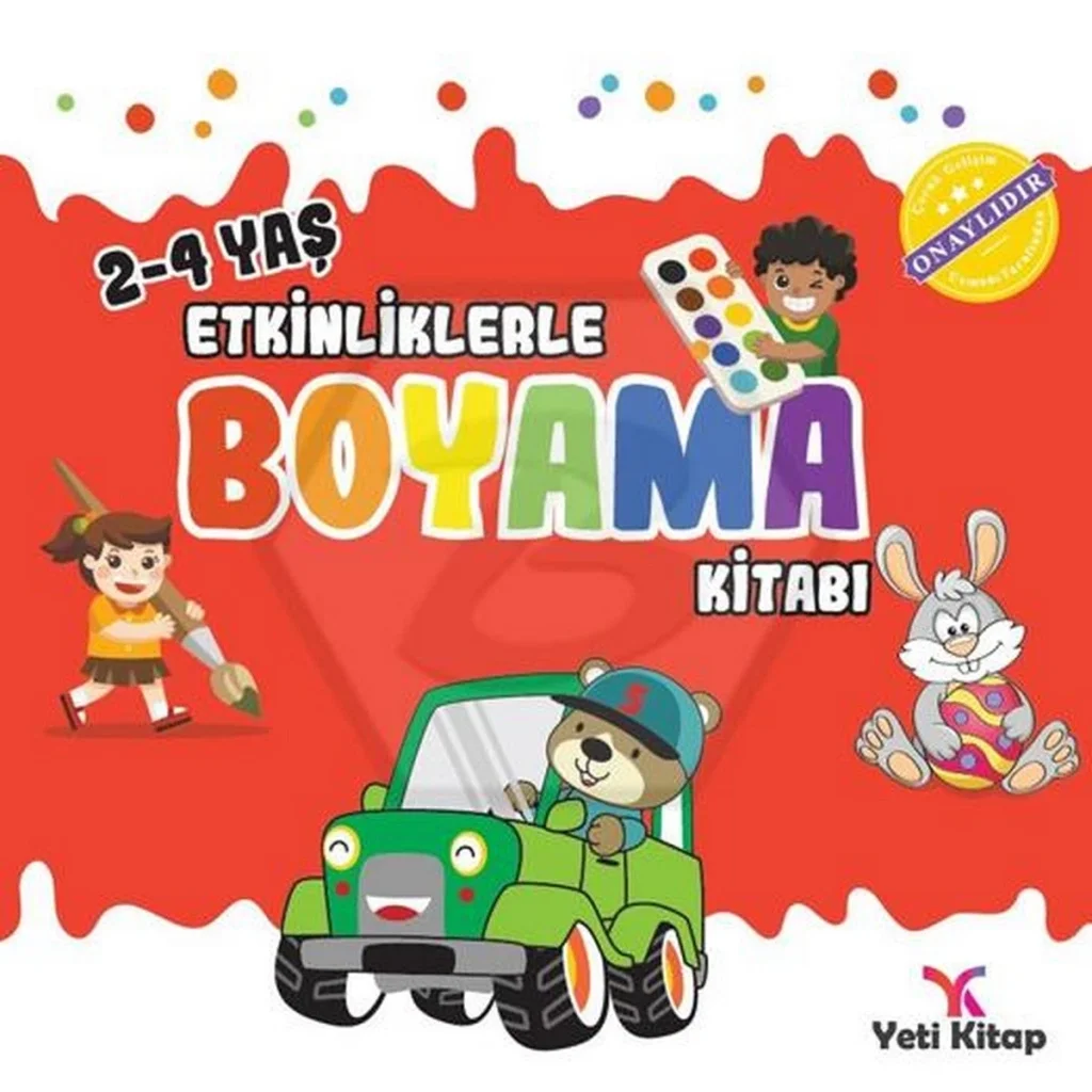 İthalat®  Etkinliklerle Boyama Kitabı 2-4 Yaş