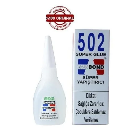 İthalat® Evo Bond 502 Glue Süper Yapıştırıcı 20 gr
