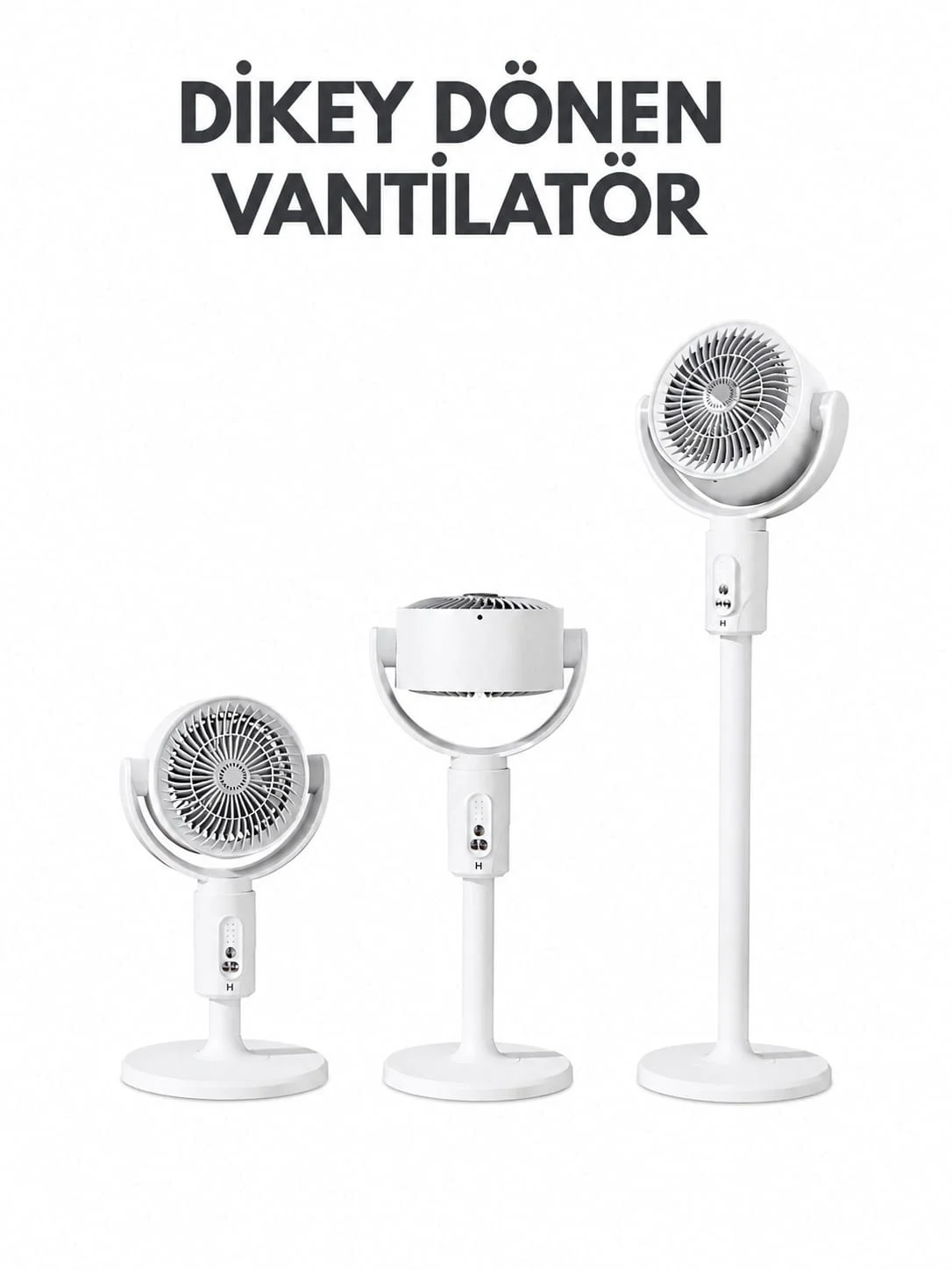 İthalat® F1 DİKEY DÖNEBİLEN VANTİLATÖR