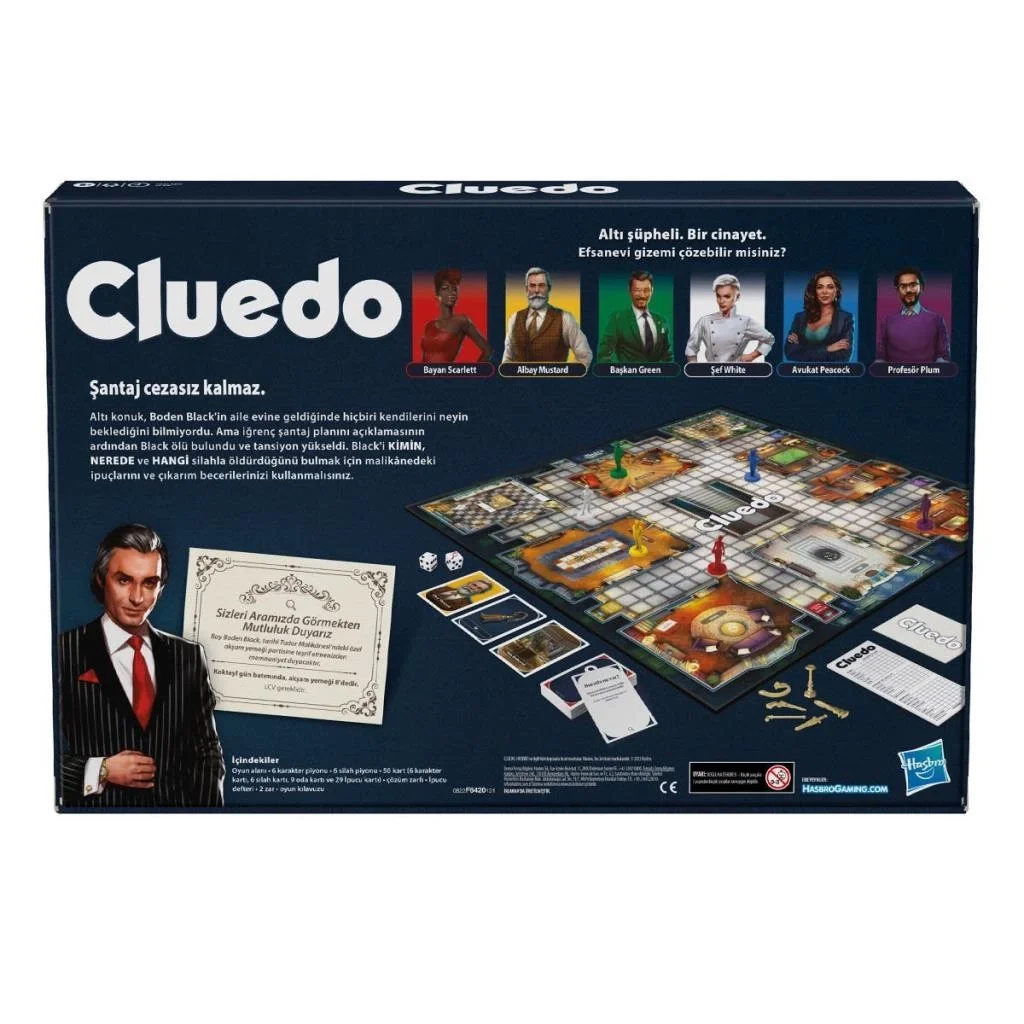 İthalat® F6420  Gaming - Cluedo +8 yaş
