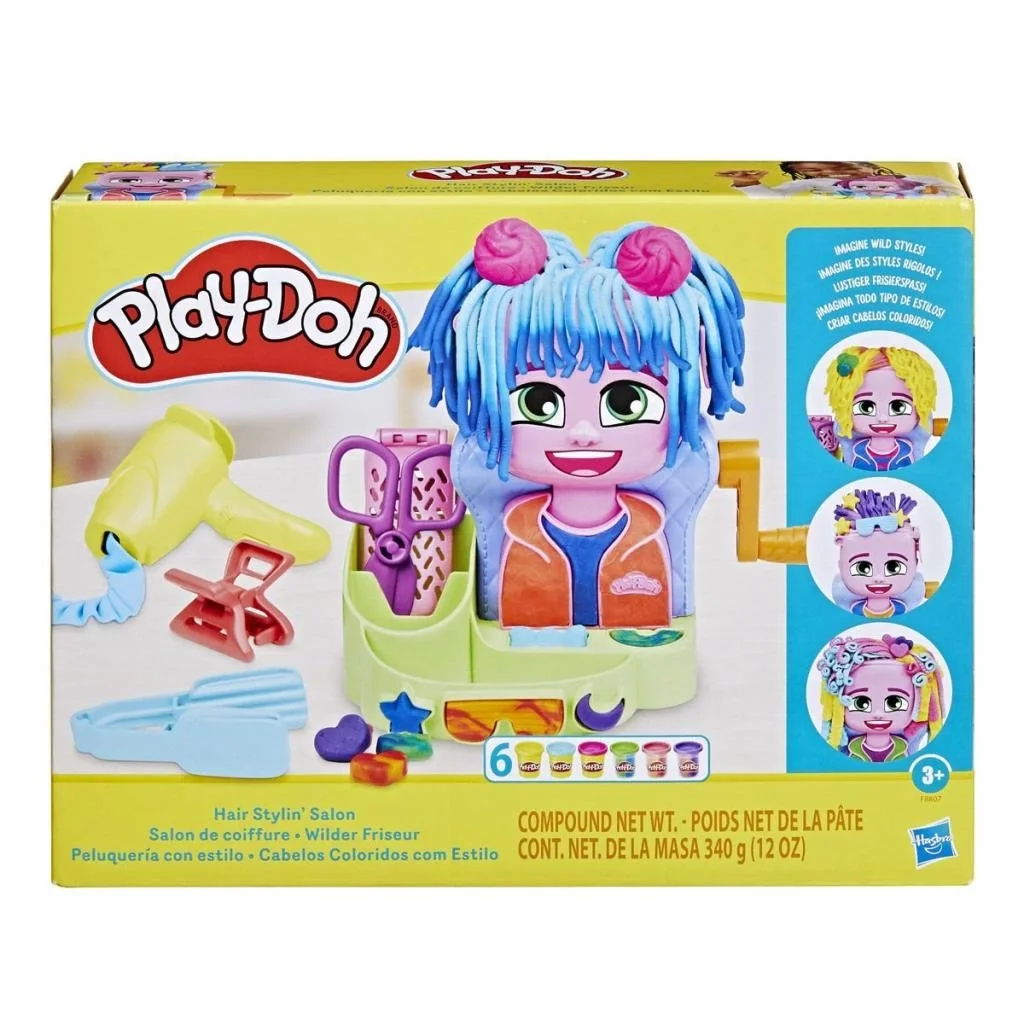 İthalat® F8807 Play-Doh Renkli Kuaför Salonu+3 yaş