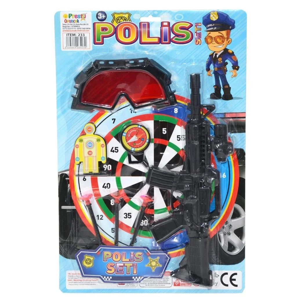 İthalat® FAB 233 Hedefli Polis Oyun Seti -Prestij
