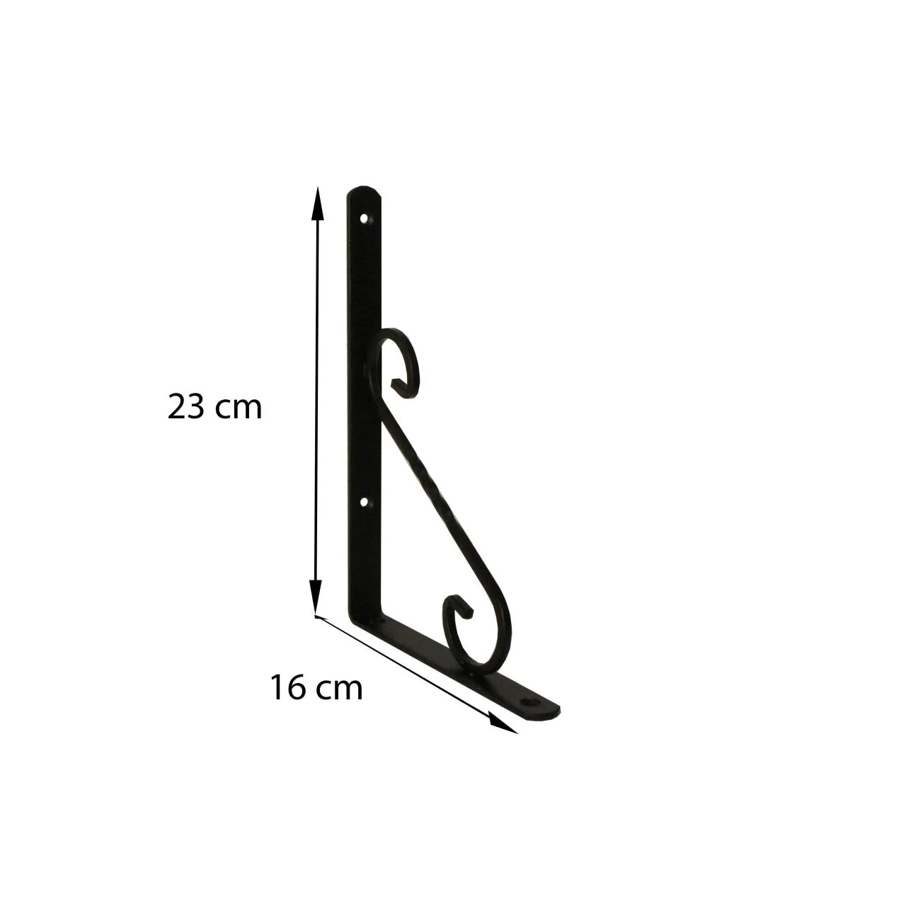 İthalat® Ferforje Raf Altı No:3 Siyah