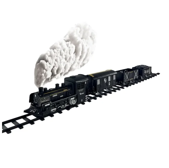 İthalat® FF-1603C-4C IŞIKLI VE SESLİ BUHARLI TREN SETİ -VRD