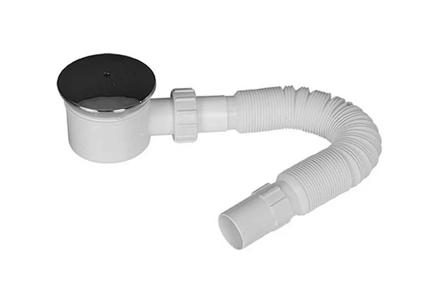 İthalat® Flat Duş Tekne Sifonu 90 mm Körüklü