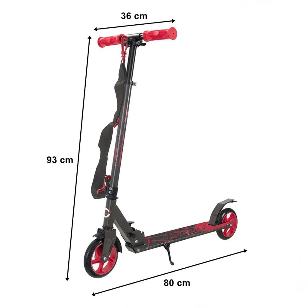 İthalat® Flexi 2 Tekerlekli Scooter Kırmızı