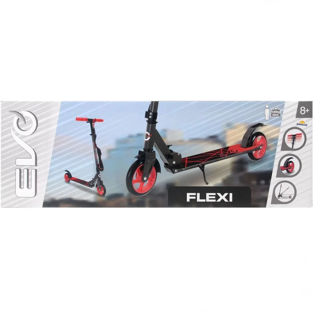 İthalat® Flexi 2 Tekerlekli Scooter Kırmızı