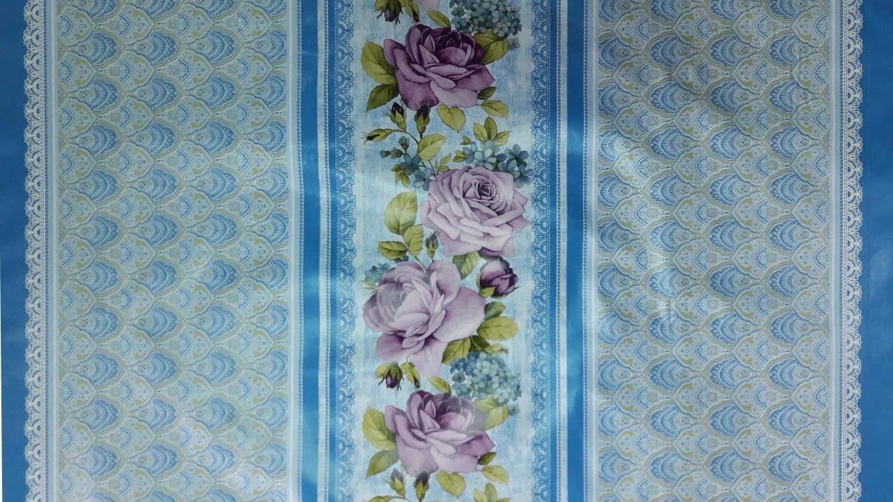 İthalat® Florista Lisa Mavi Masa Örtüsü 1 Metre