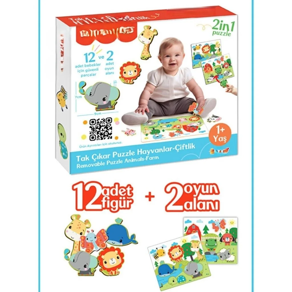FP2755 TAK ÇIKAR PUZZLE HAYVANLAR FP2755 TAK ÇIKAR PUZZLE HAYVANLAR