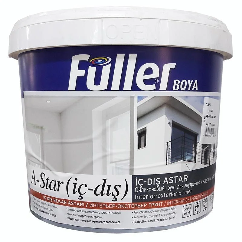 İthalat® Füller A-Star İç Dış Cephe Astar 10 Kg Beyaz
