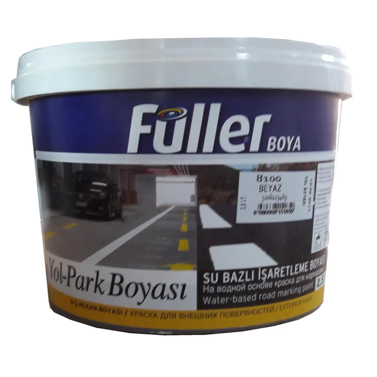Füller Beyaz Yol Çizgi Boyası 2,5 Litre Su Bazlı Füller Beyaz Yol Çizgi Boyası 2,5 Litre Su Bazlı Fiyatı, Yorumları ve Özellikleri