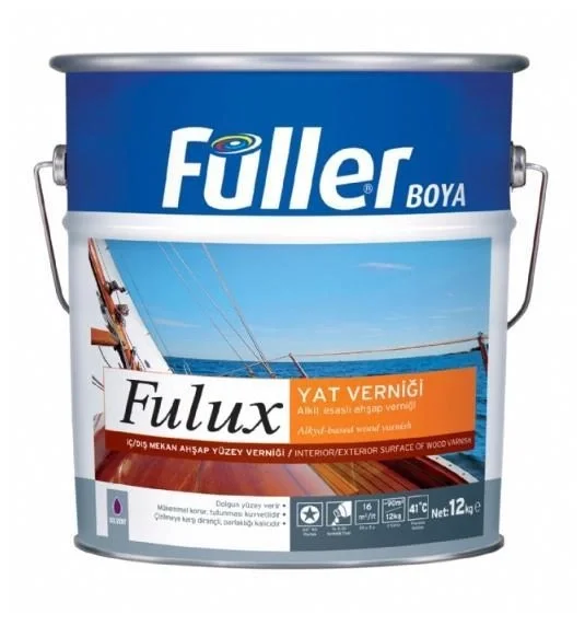 İthalat® Füller Fulux Yat Verniği 0,75 Litre Şeffaf