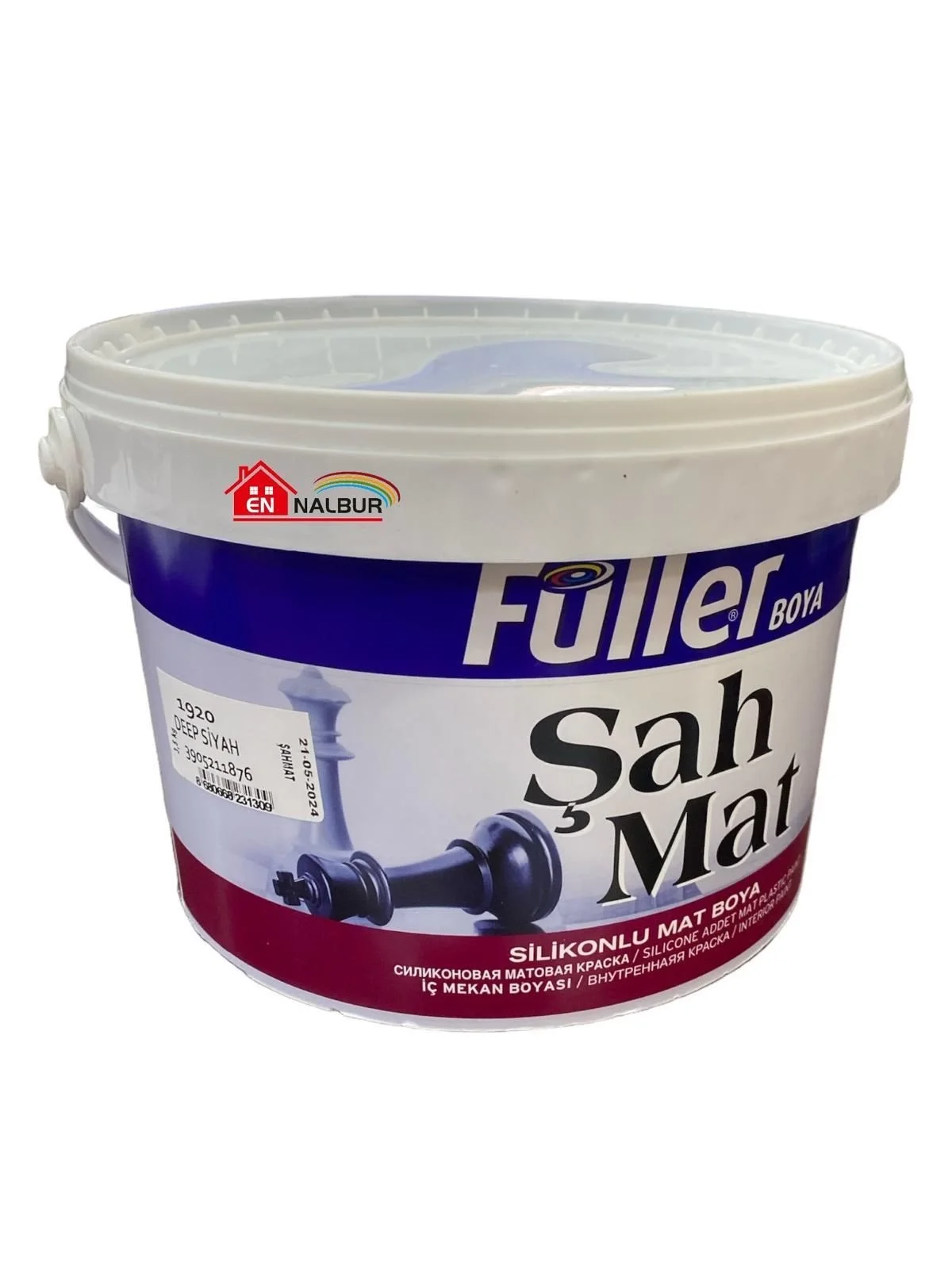 İthalat® Füller Şahmat Silikonlu Mat İç Cephe 3,5 Kg Deep Siyah İthalat® Füller Şahmat Silikonlu Mat İç Cephe 3,5 Kg Deep Siyah