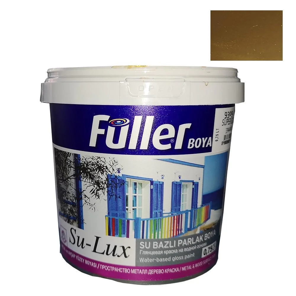 İthalat® Füller Sulux Süper Gold 0,75 Litre Kartonpiyer Boyası İthalat® Füller Sulux Süper Gold 0,75 Litre Kartonpiyer Boyası