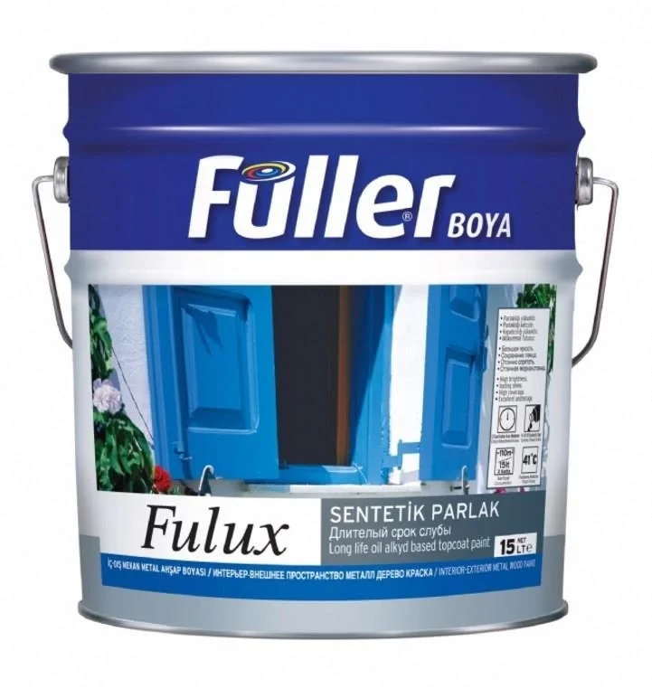 İthalat® Fulux Sentetik Parlak Boya 0,25 Litre Boncuk Mavi