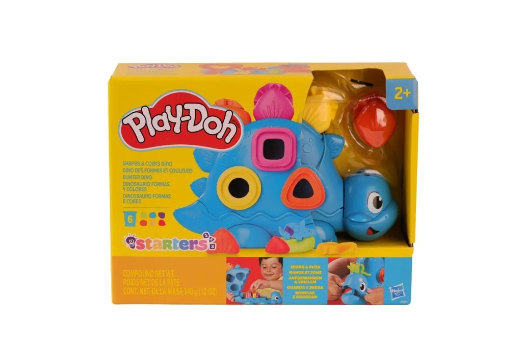 İthalat® G0491 Play-Doh Şekiller ve Renkler Dino Oyun Seti +3 yaş