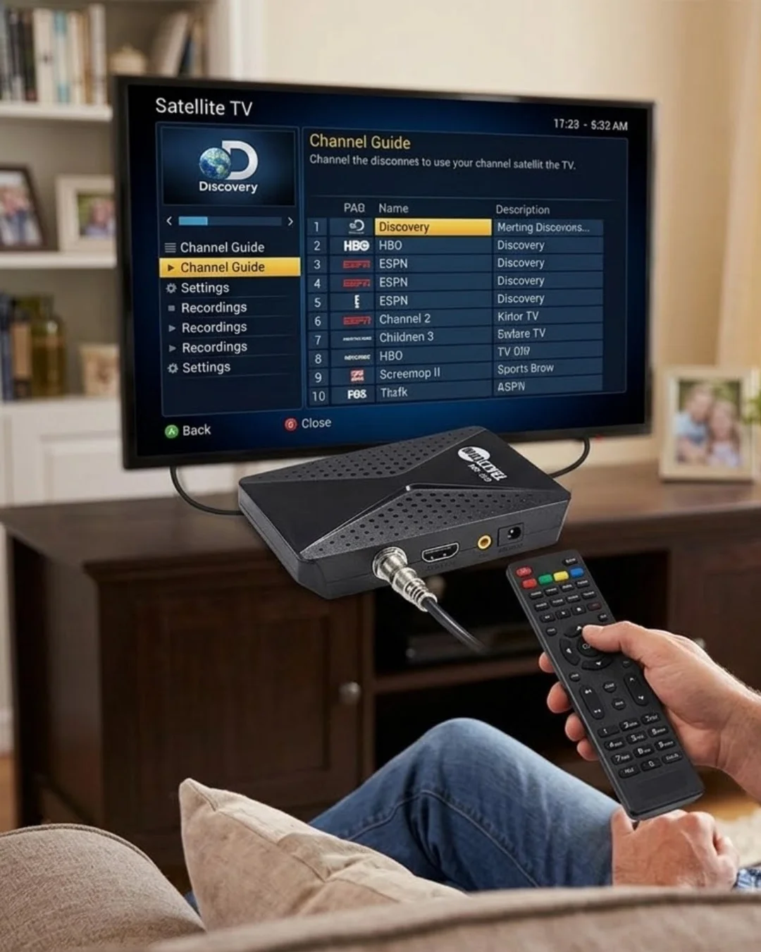 İthalat® Gelişmiş Özellikli Uydu Alıcısı HDMI  USB WiFi Destekli