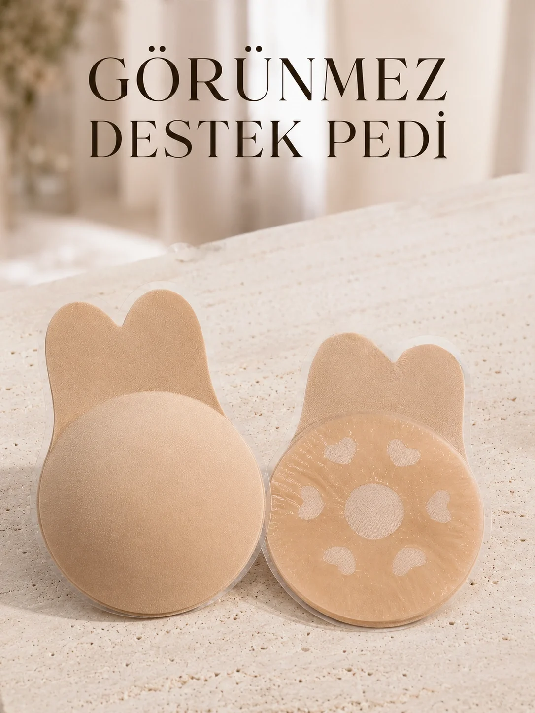 İthalat® Görünmez Destek Pedi Kendinden Yapışkanlı Pratik ve Rahat Kullanım