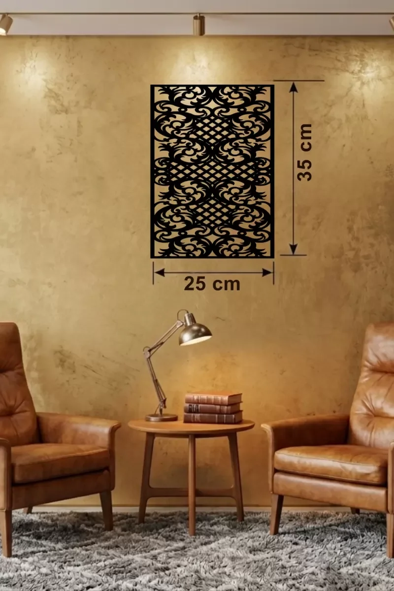İthalat® Gotham Temalı Ahşap Duvar Saati - 25x35 cm Lazer Kesim Dekoratif Saat