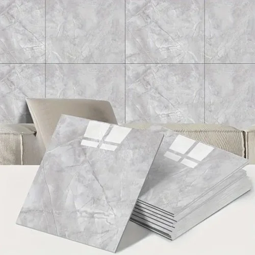 İthalat® Gri Mermer Desen Duvar Sticker (30x30)