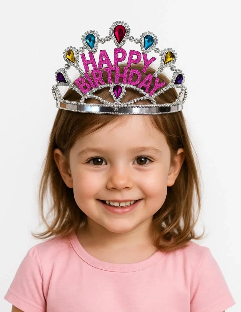 Gümüş Renk Happy Birthday Yazılı Doğum Günü Tacı 60 cm Fiyatı, Yorumları ve Özellikleri
