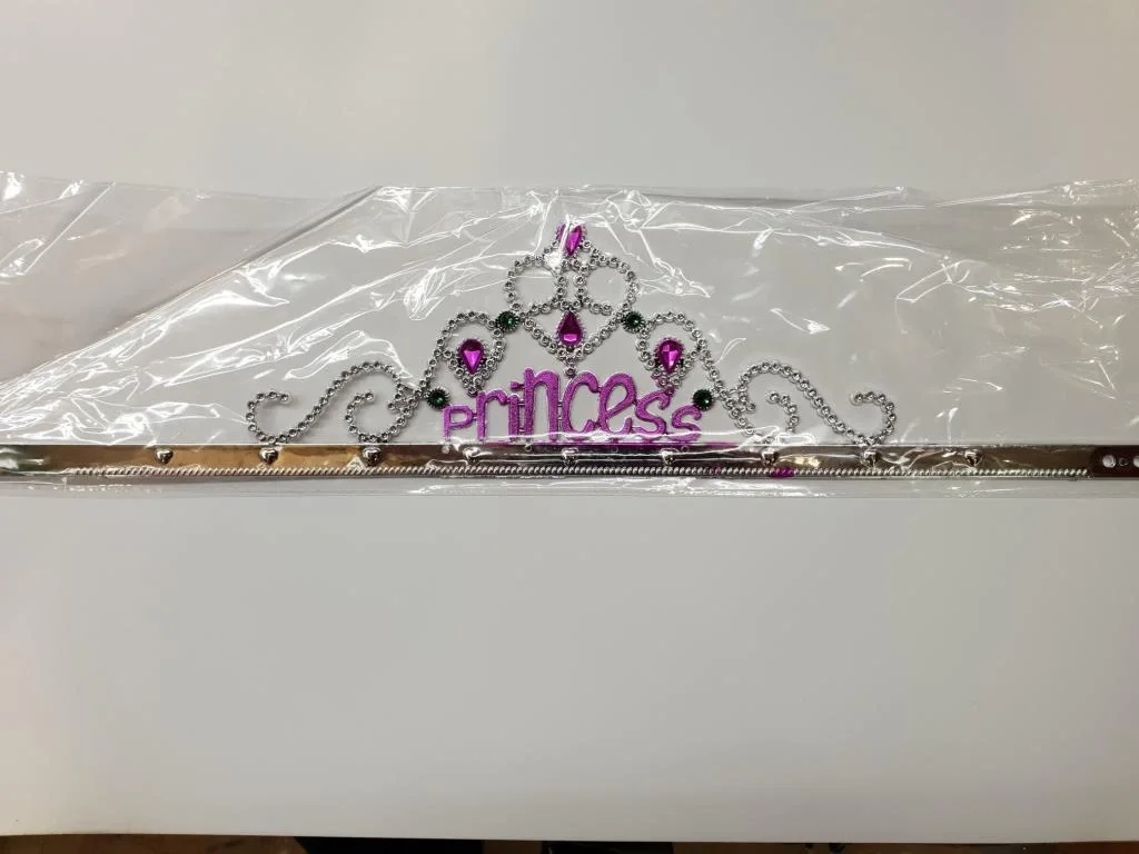 Gümüş Renk Prenses Yazılı Parti Tacı 60 cm Gümüş Renk Prenses Yazılı Parti Tacı 60 cm