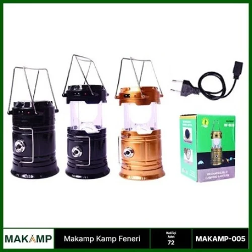 İthalat® Güneş Enerjili Aslıkı Kamp Feneri