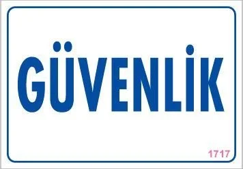 İthalat® Güvenlik Uyarı Levhası 17,5x25 KOD:1717