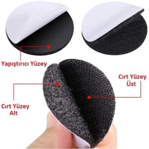 İthalat® Halı ve Kilim Kaydırmaz Cırt Cırtlı Tutucu Seti