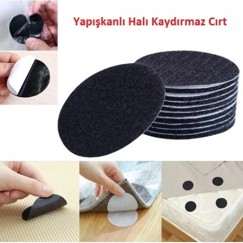 İthalat® Halı ve Kilim Kaydırmaz Cırt Cırtlı Tutucu Seti