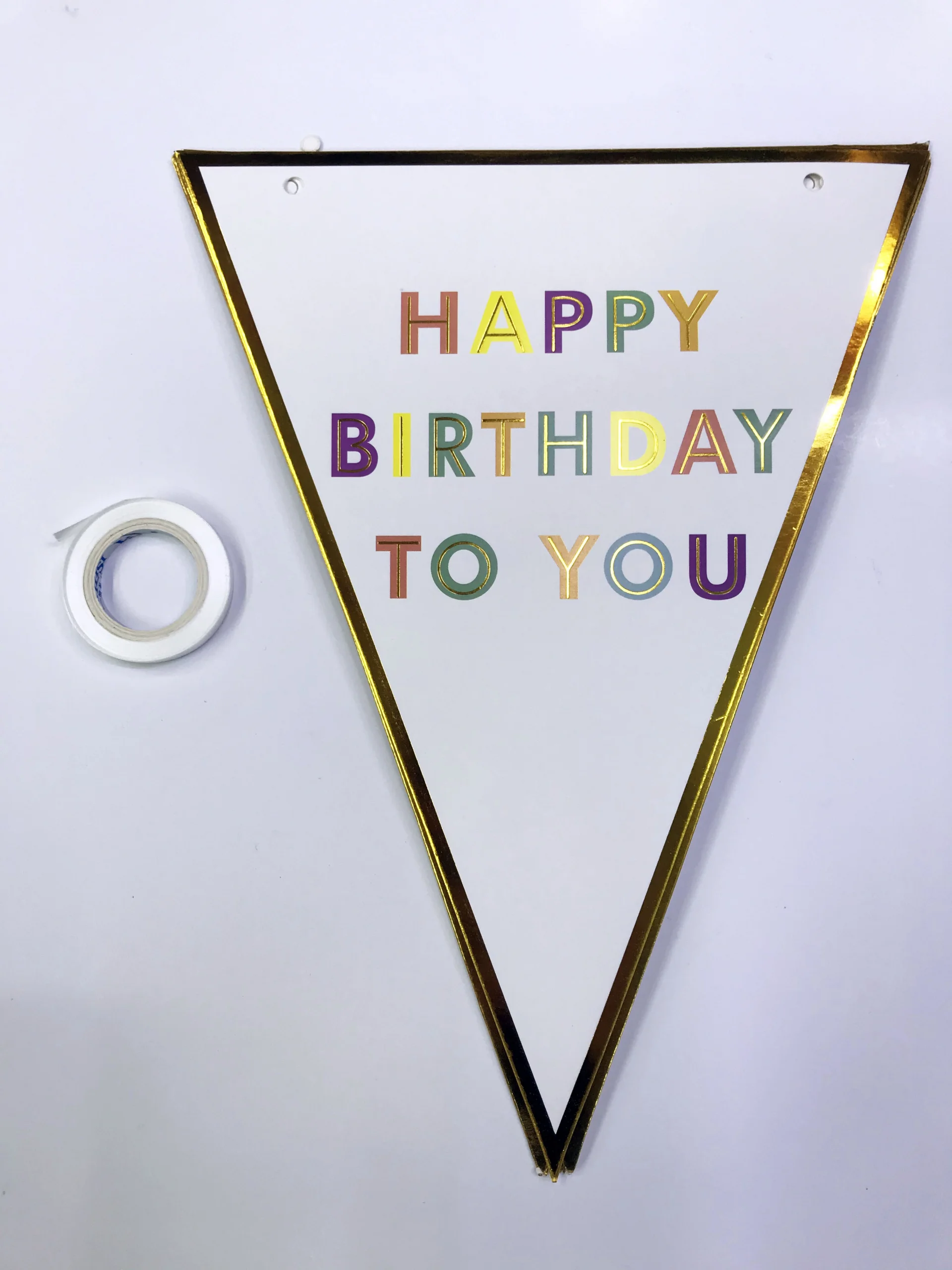 İthalat® Happy Birthday To You Flama Bayrak Süs