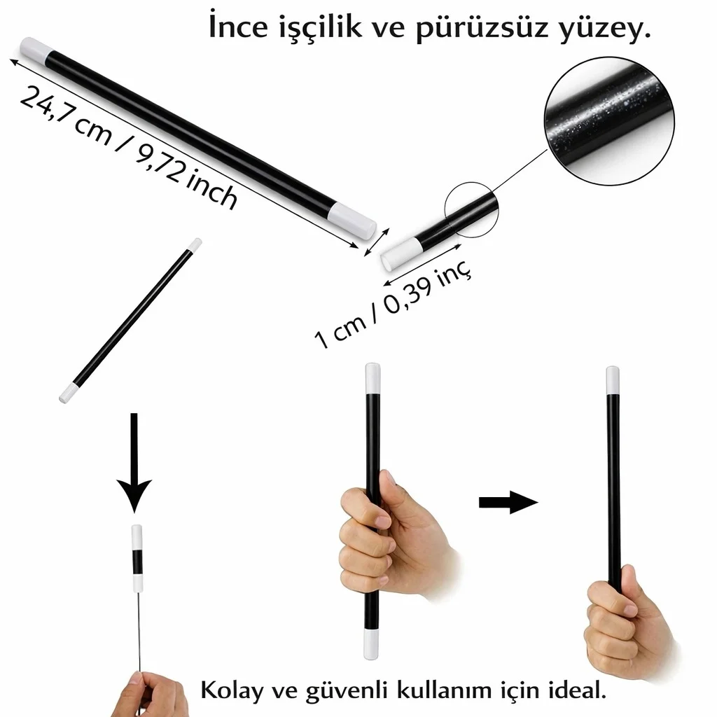 İthalat® Hareket Eden Sihirli Değnek Çubuk 24 cm İthalat® Hareket Eden Sihirli Değnek Çubuk 24 cm