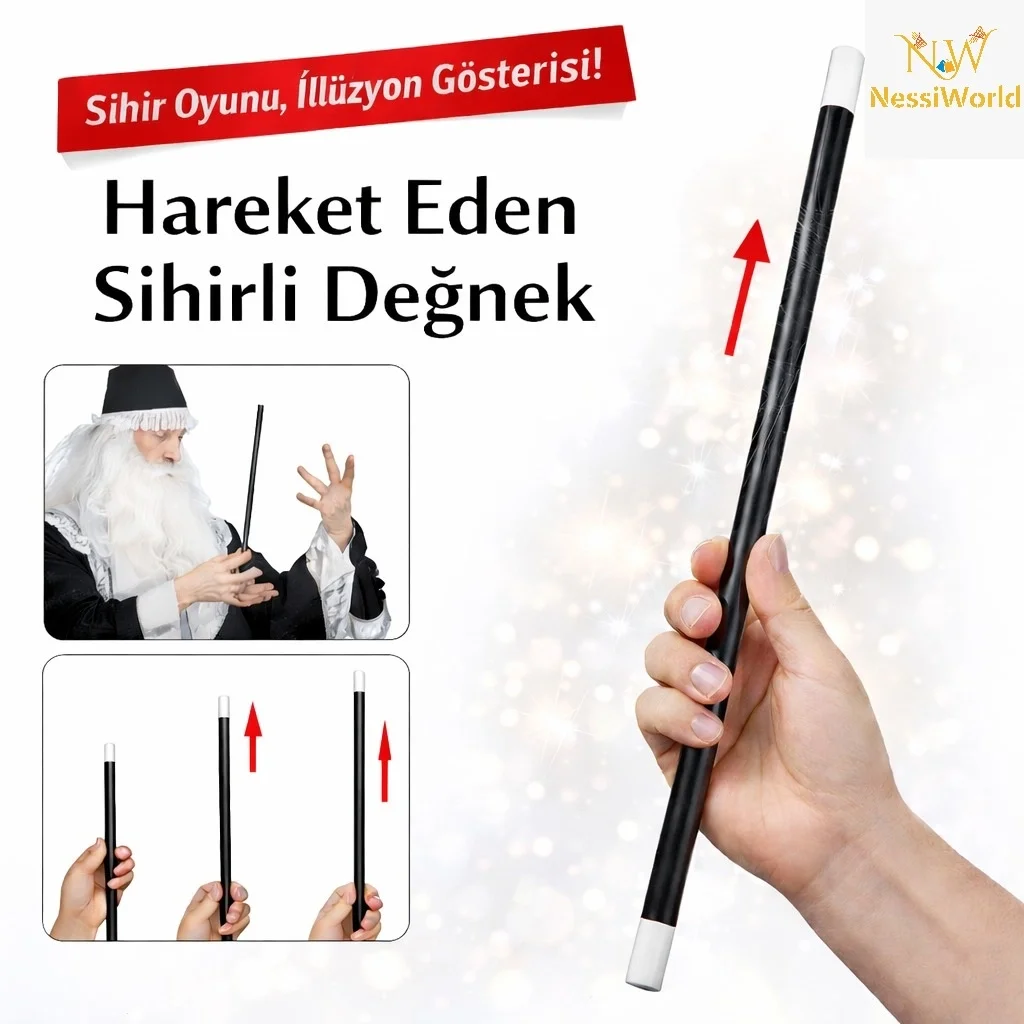 İthalat® Hareket Eden Sihirli Değnek Çubuk 24 cm