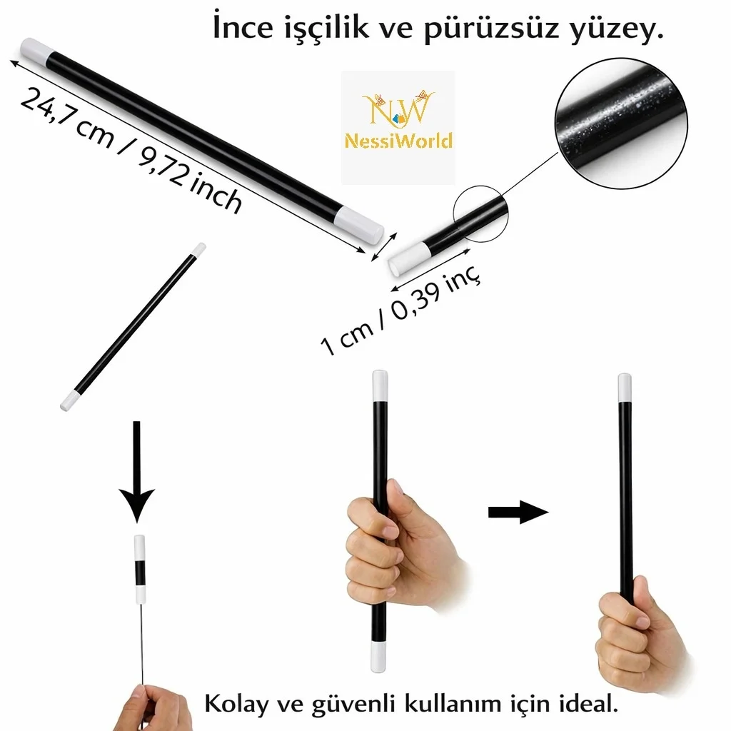 İthalat® Hareket Eden Sihirli Değnek Çubuk 24 cm