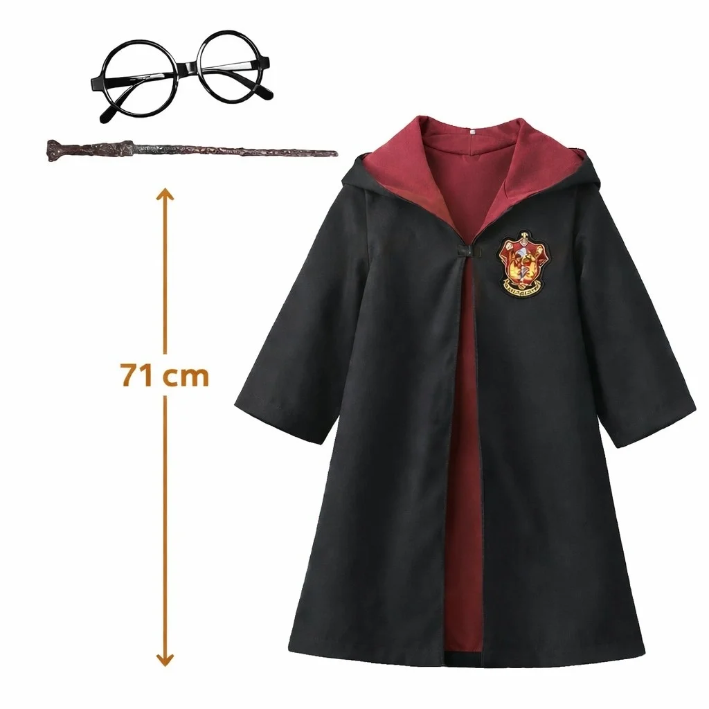 İthalat® Harry Potter Çocuk Bebek Kostüm Seti – Asa Gözlük Pelerin 71 cm (2-4 Yaş) İthalat® Harry Potter Çocuk Bebek Kostüm Seti – Asa Gözlük Pelerin 71 cm (2-4 Yaş)